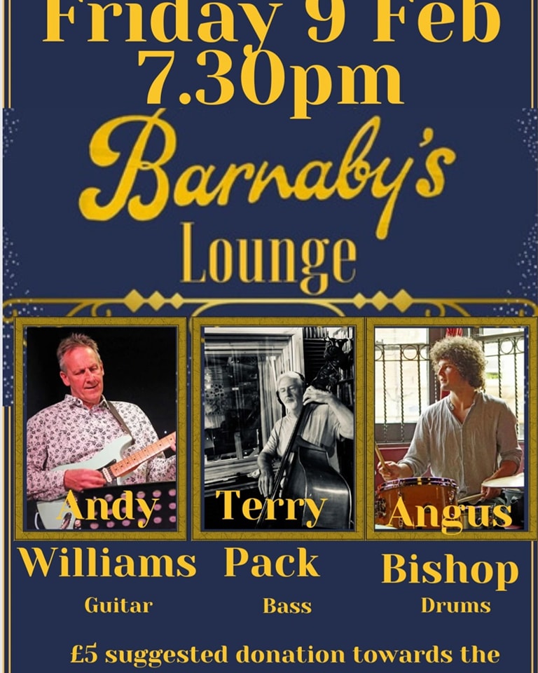 Andy Williams, Terry Pack & Angus Bishop