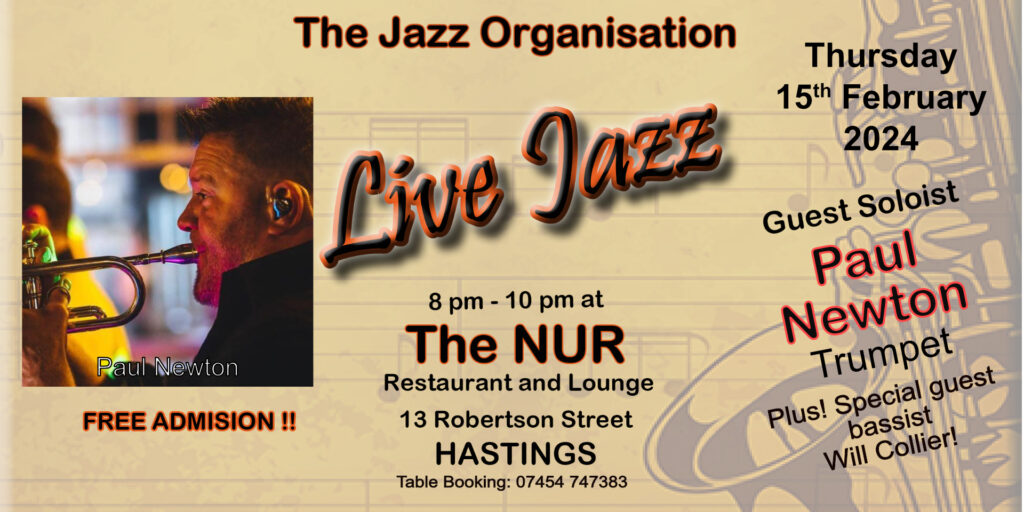 Paul Newton with The Jazz Organisation