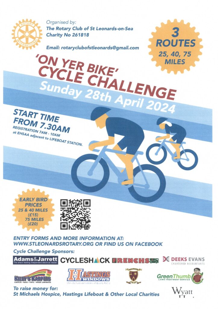 “On Yer Bike” Cycling Challenge