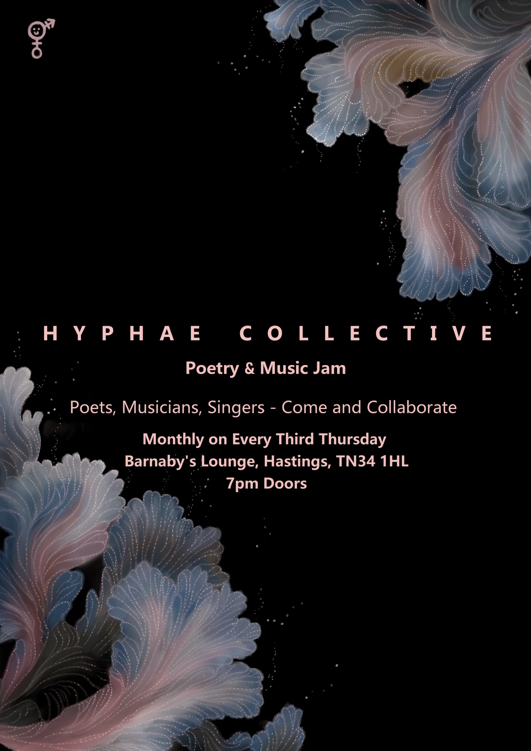 Hyphae Collective Workshop + Poetry & Music Jam Hyphae Collective Workshop + Poetry & Music Jam