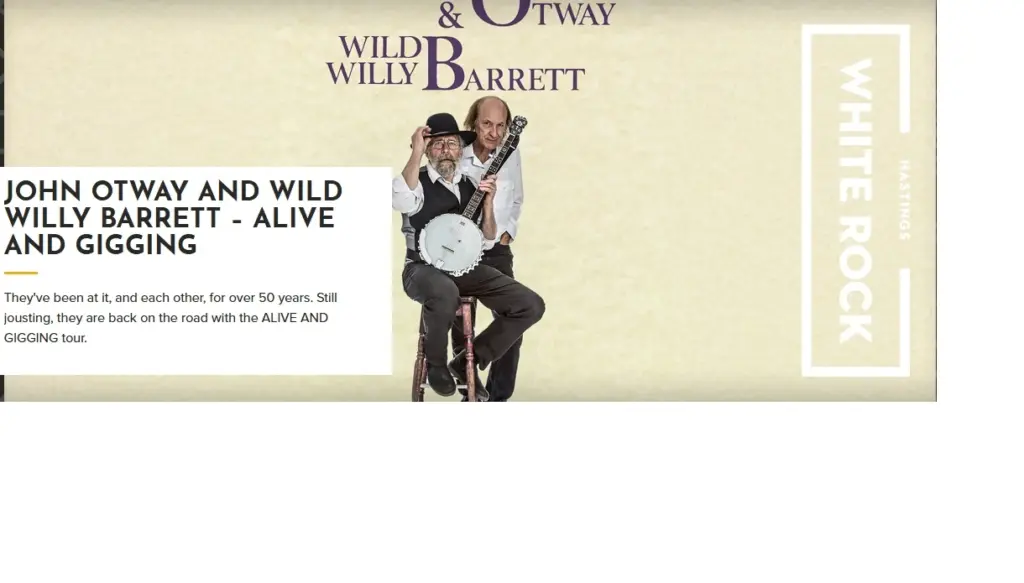 John Otway and Wild Willy Barrett Alive & Gigging