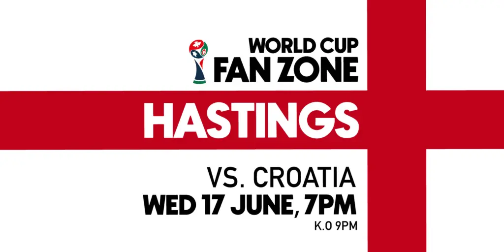 Hastings World Cup Fan Park – England vs Croatia