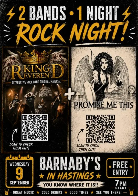 King Reverend & Promise Me This ~ Rock Night