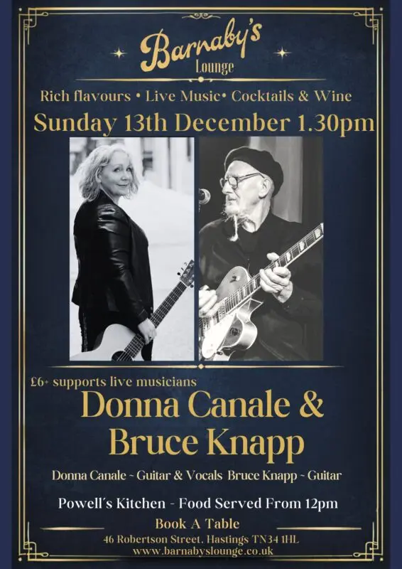 Donna Canale & Bruce Knapp ~ Sunday Jazz Lunch